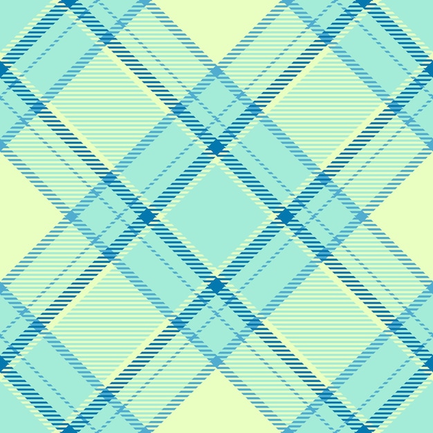 Tejido textil de patrón personalizado suavidad textura sin costuras a cuadros fondo de control vectorial de tartan neutro en colores azul y claros