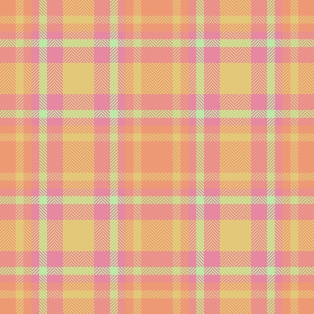 Tejido textil de textura de patrón tartan a cuadros con un control vectorial de fondo sin costuras