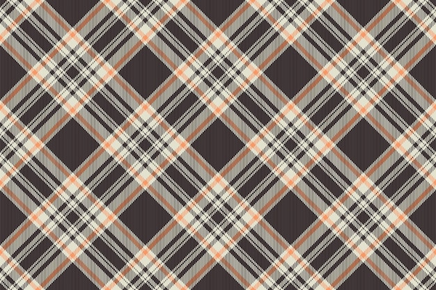 Tejido de textura de margarita vectorial sin costuras de cheque femenino Menú de fondo de tartan textil a cuadros en colores claros y pastel