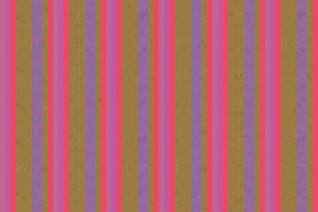 Tejido de textura vertical de líneas de fondo textil con una franja vectorial de patrón sin costuras en colores rojo y verde