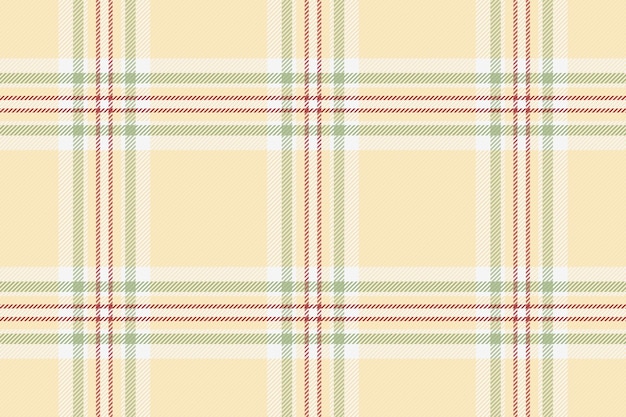 Tejido vectorial sin costuras de tela textil de fondo con un control de patrón de tartan de textura