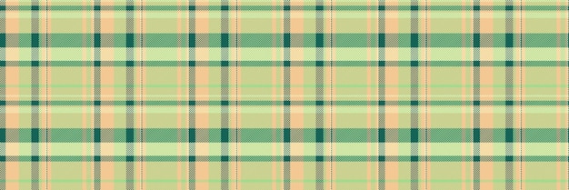 Tejido vectorial de mezcla textil de fondo a cuadros de Pascua Tejido tartán de los años setenta patrón de chequeo sin costuras en colores verde y naranja