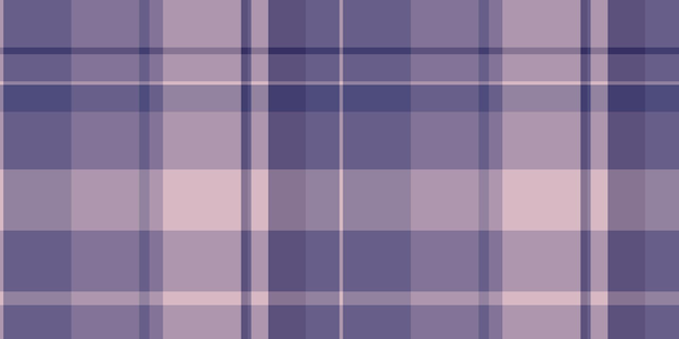 Tejido vertical textil sin costuras patrón tartan de fondo tranquilo Vector femenino chequeo de textura en colores pastel e índigo