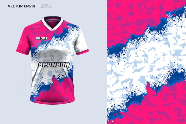 tela de camiseta deportiva diseño de fútbol impresión deportiva maqueta de fútbol camisa de ropa deportiva ciclismo