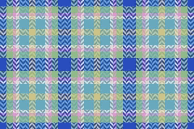 Tela de cuadros de tartán Textil vector plaid Textura patrón de fondo sin costuras
