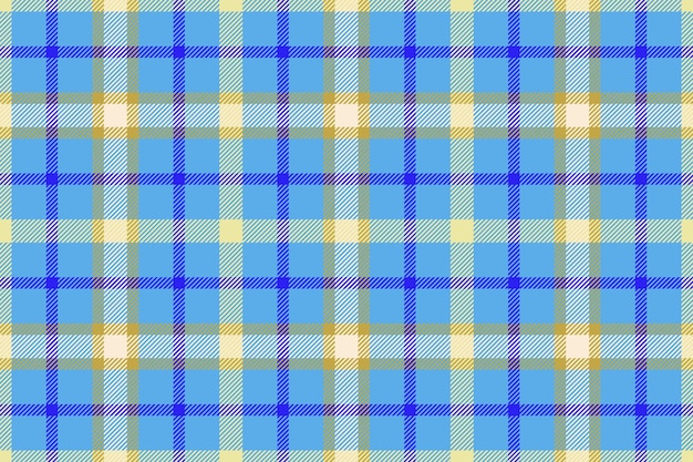 Tela escocesa sin costura Patrón de fondo textura Tartán cheque textil vector