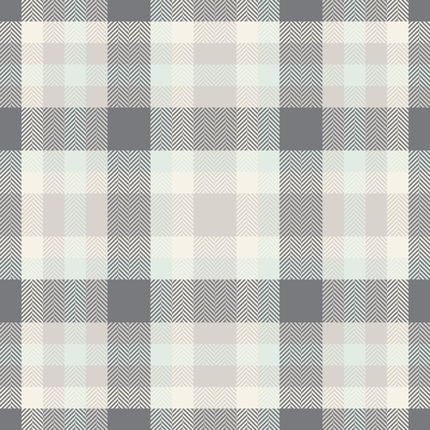 Tela escocesa sin costuras de textura de cuadros de tela patrón con un tartán de fondo textil vectorial