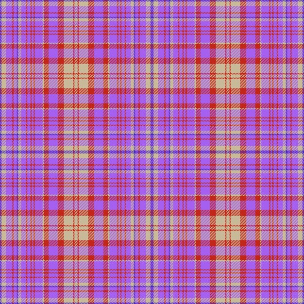 Tela escocesa de fondo tartán comprobar textura sin fisuras patrón textil vector tela