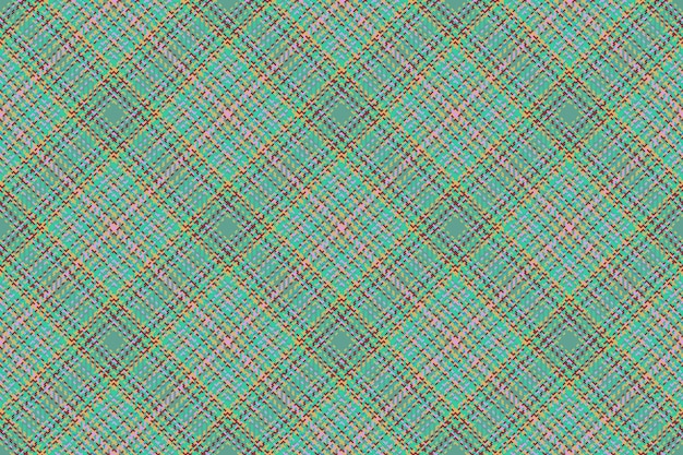 Tela escocesa inconsútil de textura Vector tela escocesa patrón de fondo de verificación de tartán