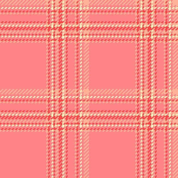 Tela escocesa de tartán sin costuras de un patrón de fondo vectorial con una tela de cuadros de textura textil