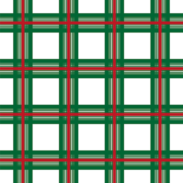 Vector tela escocesa de tartán de navidad y año nuevo. patrón escocés en jaula roja y verde. jaula escocesa. fondo tradicional escocés a cuadros. textura de tela sin costuras. ilustración vectorial