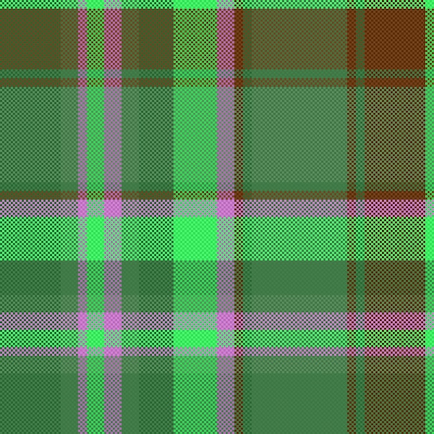 Tela escocesa de tela escocesa de patrón de textura de vector de fondo de verificación de tartán textil sin costuras