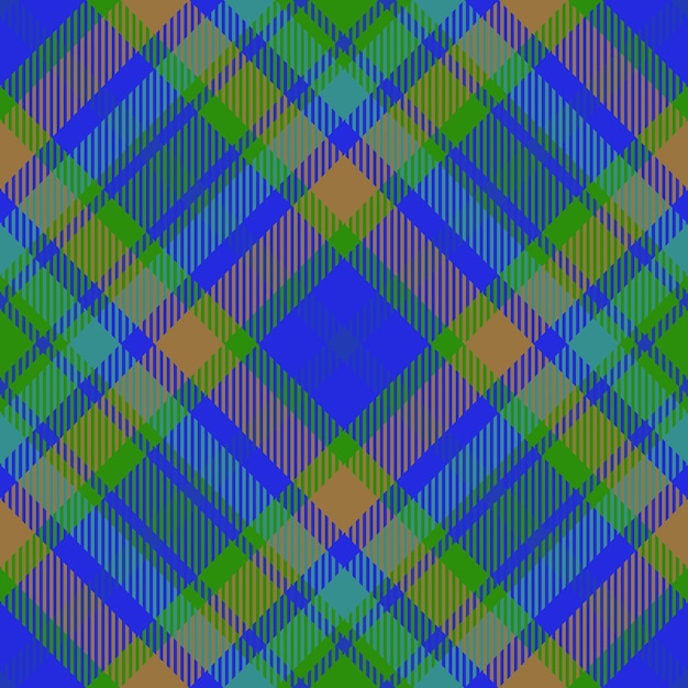 Tela de fondo de patrón Cuadros escoceses de tartán Comprobar textura vector textil