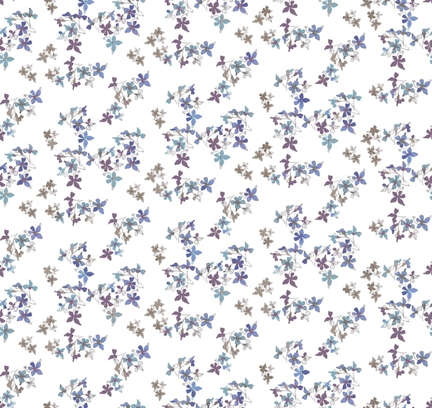 tela libertad impresión popular simple pequeña margarita repetir papel tapiz textil tendencia botánica