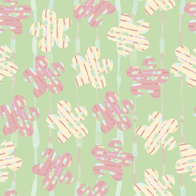 Tela o tarjeta de felicitación de fondo de flor abstracta sin costuras