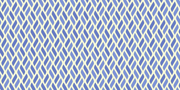 Una tela con patrón azul y blanco con un diseño azul y blanco