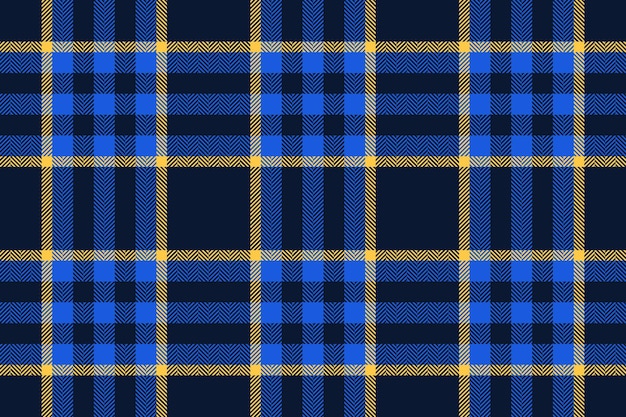 Tela de patrón tartán de fondo a cuadros sin costuras con un vector textil de textura a cuadros