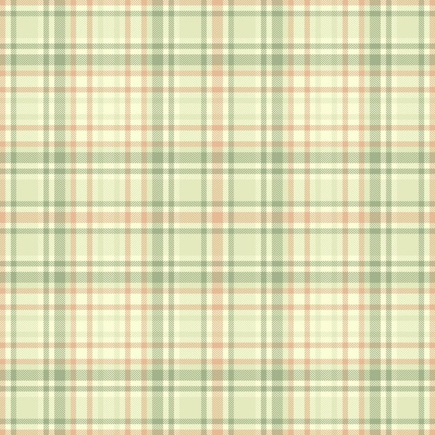 Tela de tartán a cuadros de fondo a cuadros sin costuras con una textura de patrón vectorial textil en colores amarillo dorado claro y claro