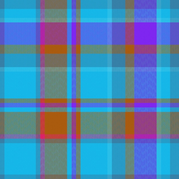 Tela de tartán de textura Patrón de cuadros sin costura Fondo de vector textil a cuadros