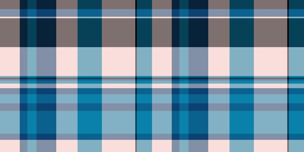 Tela vectorial de sitio web traje de tartan patrón textil sin costuras textura de sala de estar verificación de fondo a cuadros en colores cian y pastel