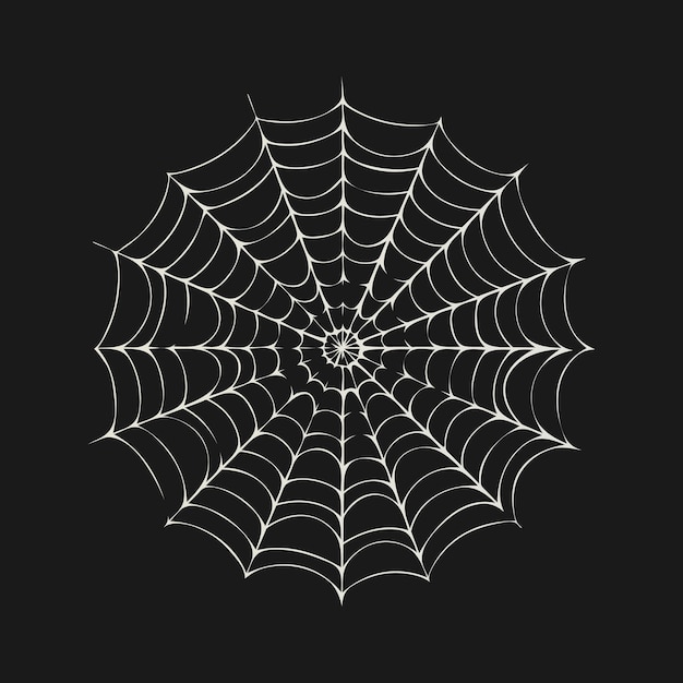 Telaraña. ilustración vectorial fondo aislado. elemento de diseño, halloween.