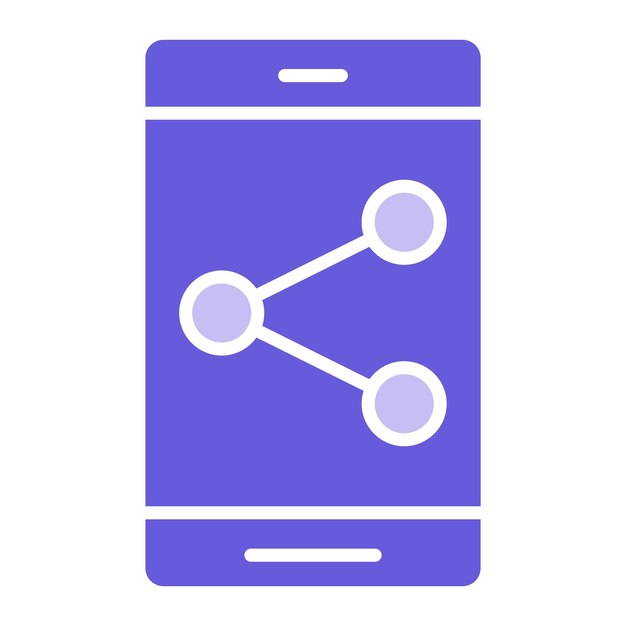 un teléfono celular azul y blanco con dos flechas en él