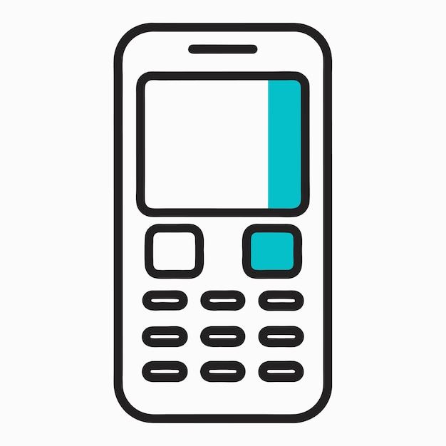 un teléfono celular blanco y negro con una pantalla azul que dice Nokia en él