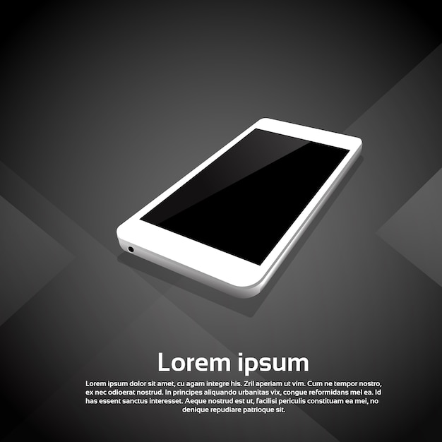 Teléfono celular inteligente diseño responsivo