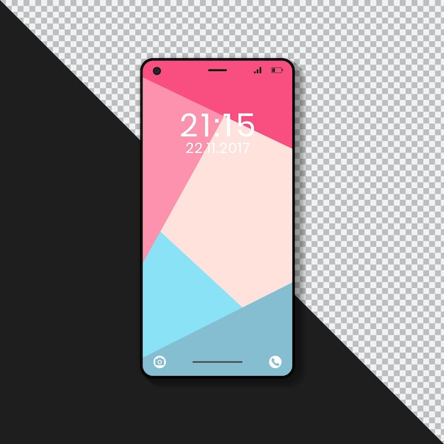 un teléfono con la hora de las 12 en él