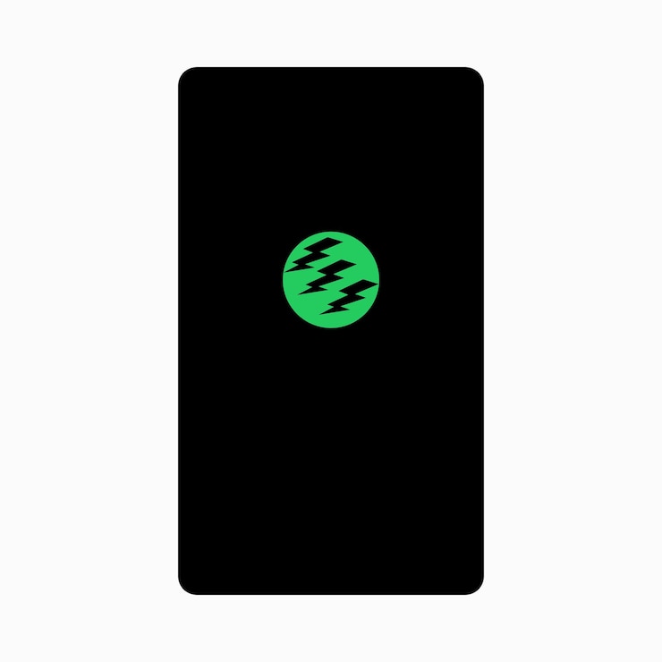 Vector teléfono inteligente con el logotipo de la aplicación de música en su pantalla imagen vectorial