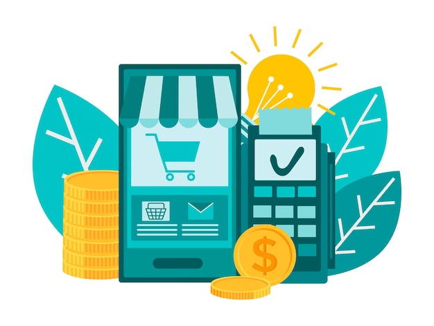Teléfono móvil y terminal de tarjeta de crédito Terminal POS Pago con tarjeta de crédito NFC