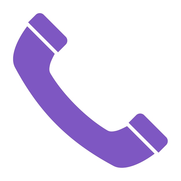 un teléfono púrpura con un teléfono pórpura en él