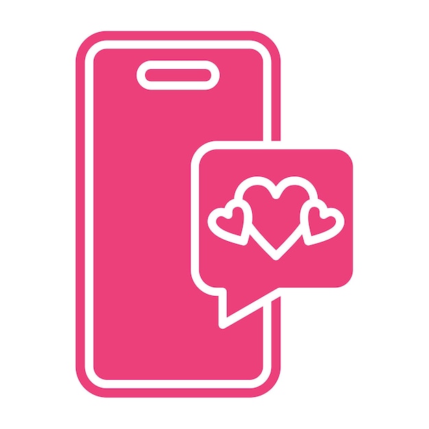 un teléfono rosa con corazones en él y un fondo rosa