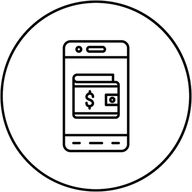 un teléfono con un signo de dólar en él que dice pagar por dinero