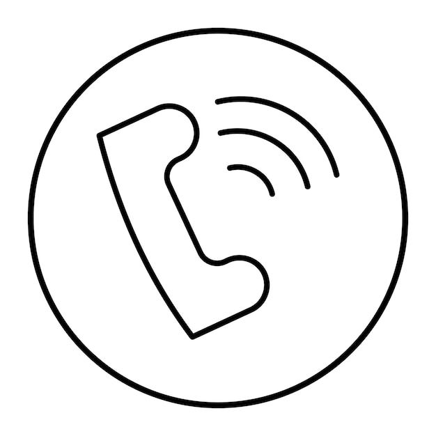 un teléfono con un símbolo de teléfono en él