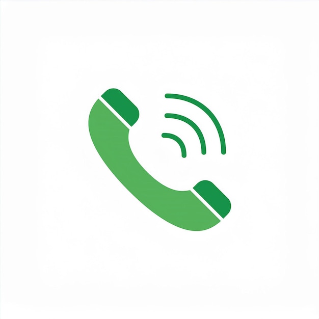 un teléfono verde que tiene un teléfono verde en él