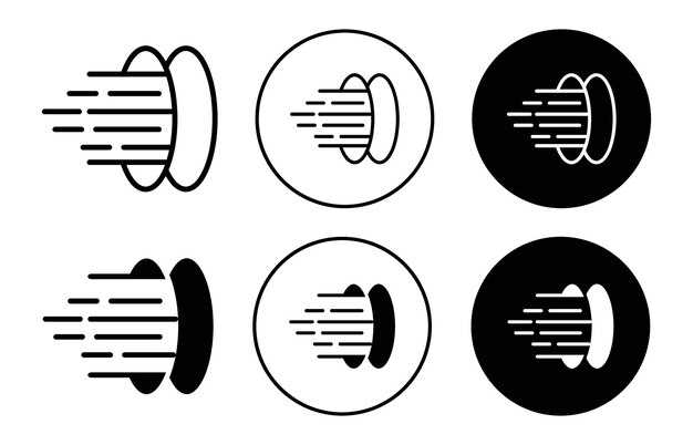 teleporte colección de iconos de contorno de línea delgada símbolo o signo