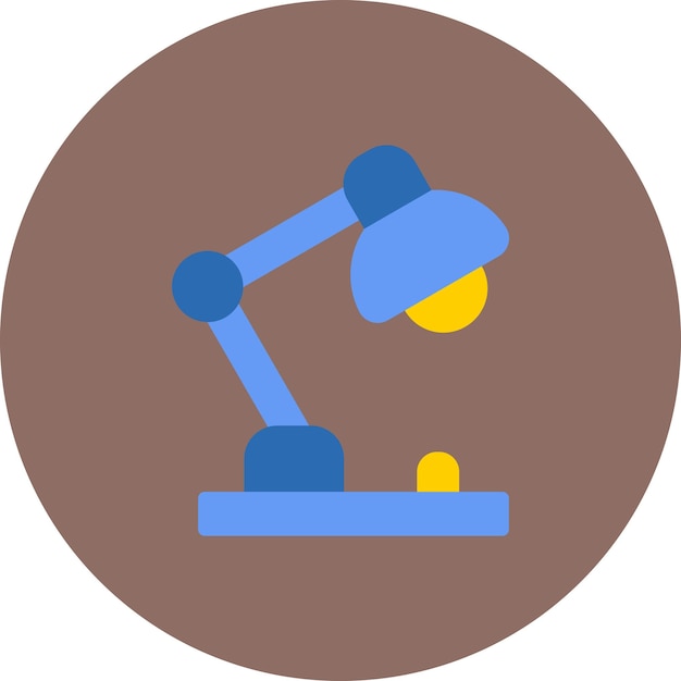 un telescopio azul y amarillo con una luz en él