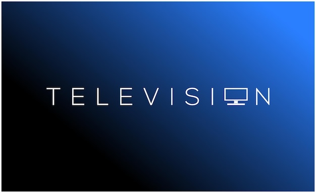 La televisión ha escrito con un icono de tv