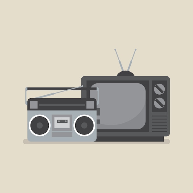 Televisión y radio retro