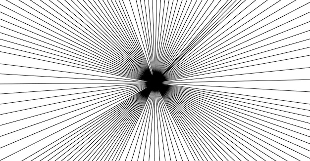 Telón de fondo blanco y negro abstracto. fondo geométrico vector mínimo con líneas