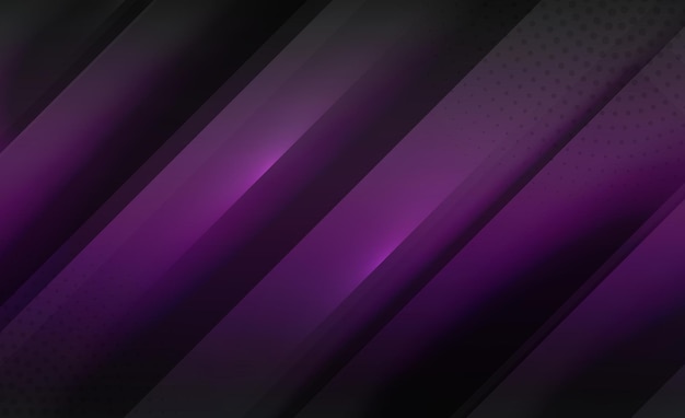 Telón de fondo de gradiente vectorial púrpura oscuro y negro moderno
