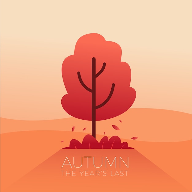 Tema de Autumn Tree Orange