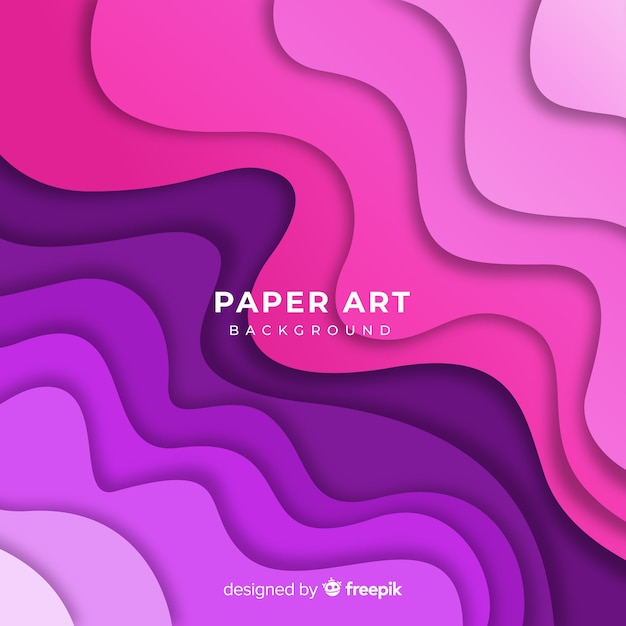 Tema de fondo de arte de papel degradado