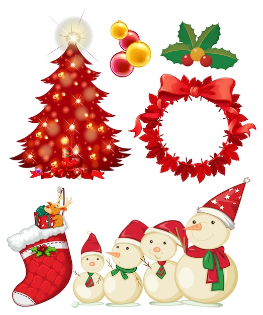 Tema navideño con muñeco de nieve y adornos.