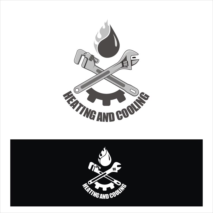 temperatura del logotipo de calentamiento y enfriamiento