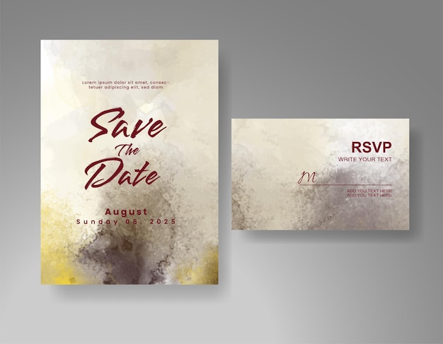 Templata de arte de invitación de fondo para el fondo de la boda