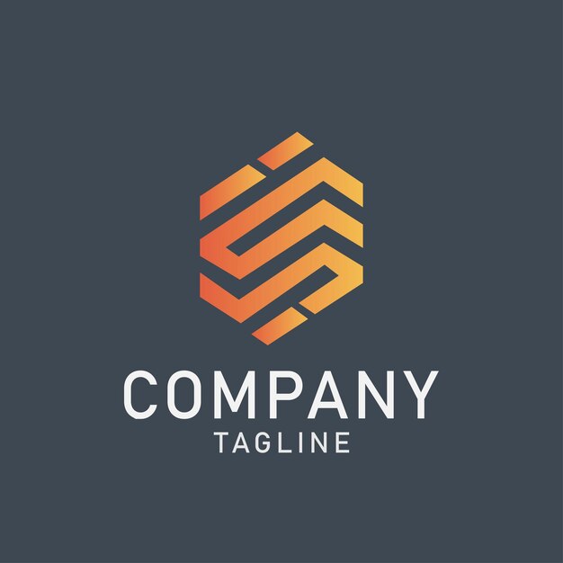 Templata de diseño de logotipo de color de gradiente vectorial moderno abstracto libre
