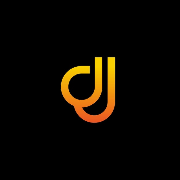 Templata de diseño de logotipo de DJ tech Vector de tecnología de DJ tech