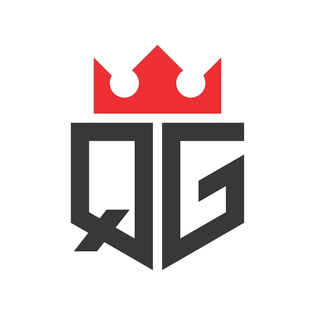 Templata de diseño del logotipo de QG